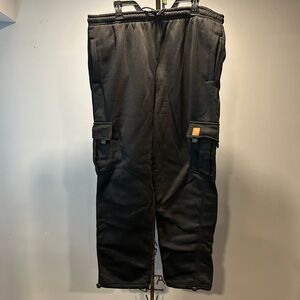 NWOT Men's Black Cargo Sweatpants